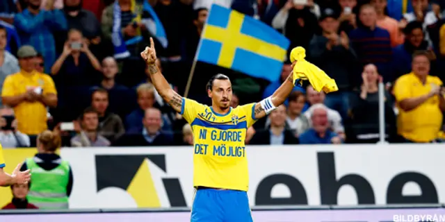 Sverige-Estland 2-0: Zlatan Shåw