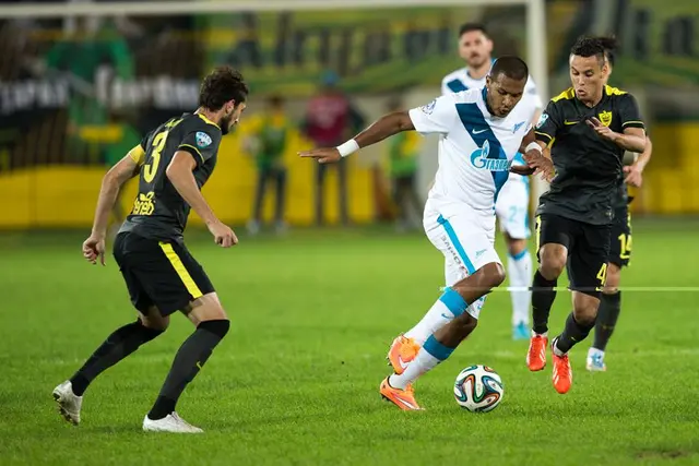 Anzji 1 - 2 Zenit. Rondon klackade Zenit vidare i cupen