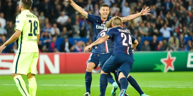 Paris SG - Barcelona 3-2; Fantastisk laginsats gav en viktig seger