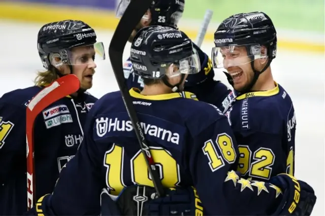 Ett lag på banan när HV71 vann