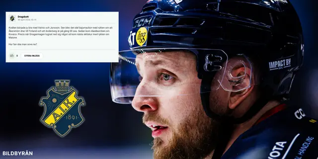 Heta diskussioner i AIK-forumet om den spruckna övergången