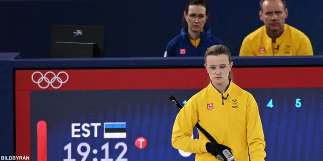 Tung förlust för Sverige i curlingen