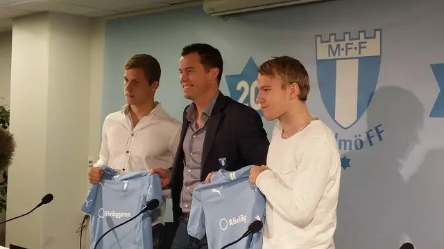Snack från presskonferensen med Lewicki och Andersson