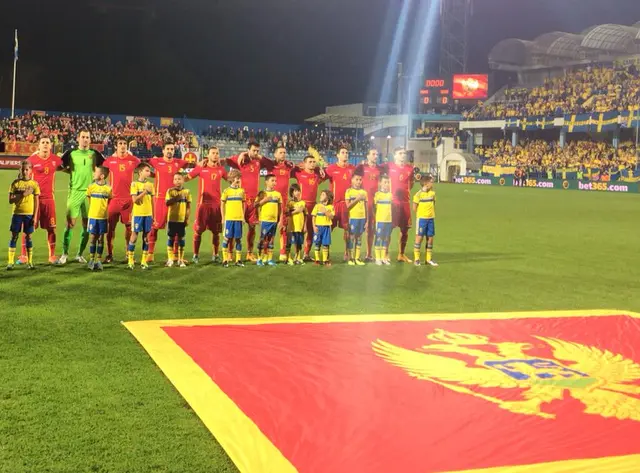 Montenegro – Sverige 1-1: Falkarna kommer undan med blotta förskräckelsen