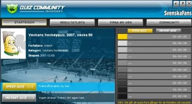 Var med och tävla om ett NHL 08-spel