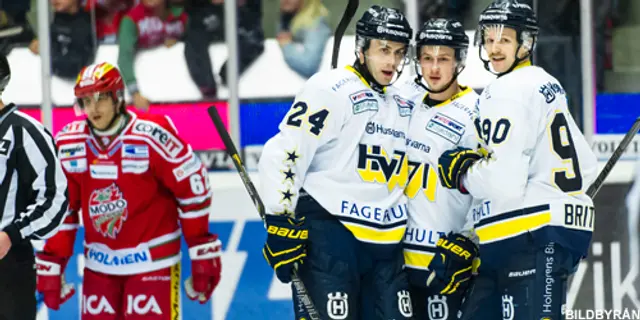 Svår match väntar när HV71 tar emot tabelljumbon