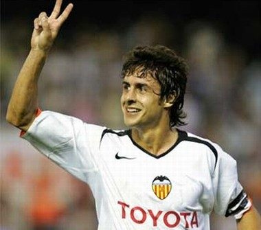 Pablo Aimar of River Plate greets fans after a match between River