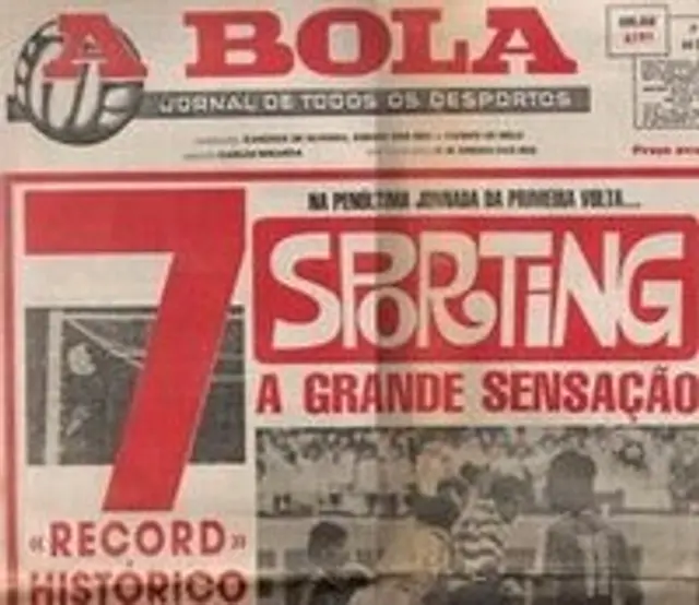 Matcher vi minns: Sporting Clube de Portugal – Sport Lisboa e Benfica 7-1