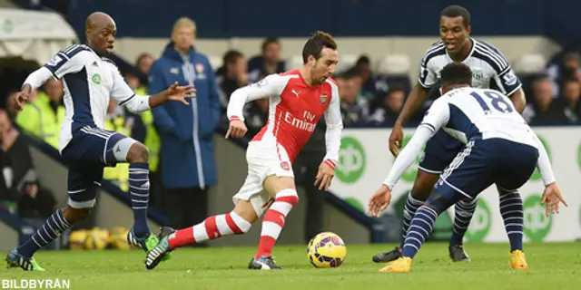 Matchrapport: West Bromwich - Arsenal 0-1 (0-0)