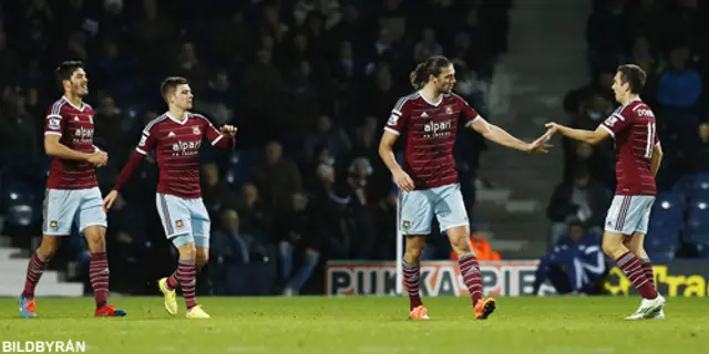 West Bromvich Albion FC- West Ham United FC 1-2: Vinst trots krampaktigt spel