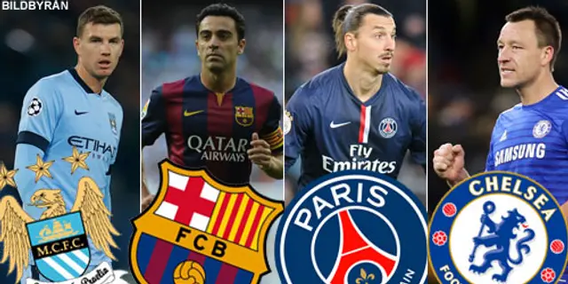 Lottat i Champions League: Manchester City-Barcelona och PSG-Chelsea 