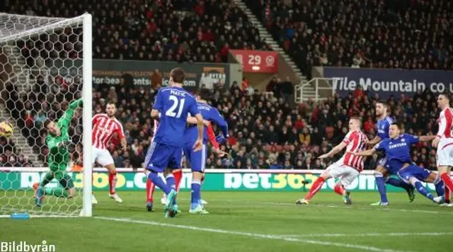 Matchrapport Stoke-Chelsea 0-2