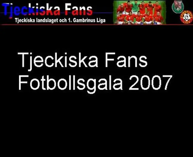 Tjeckiska Fans Fotbollsgala 2007