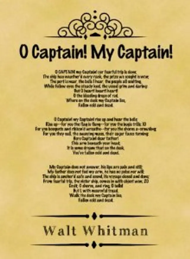 O Captain! My Captain!