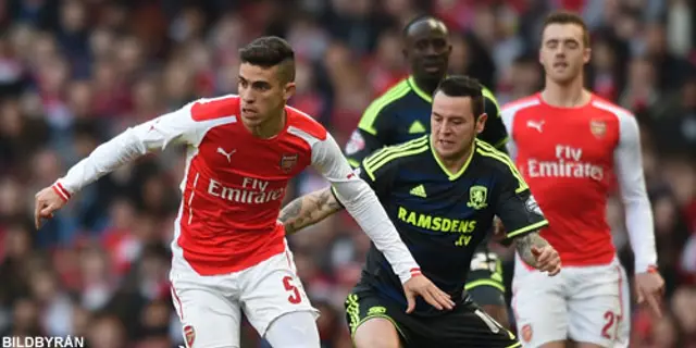 Matchrapport: Arsenal-Middlesbrough 2-0 (2-0)