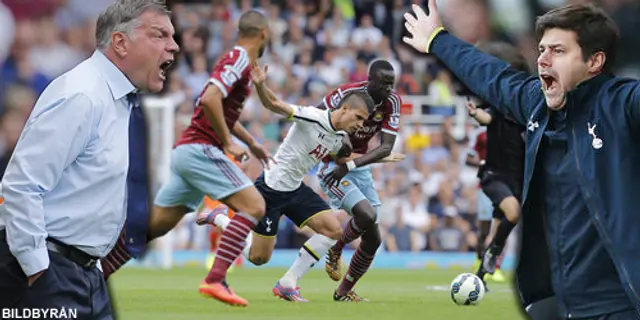 Pressen på Spurs mot West Ham