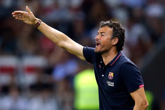 Luis Enrique inför matchen mot City