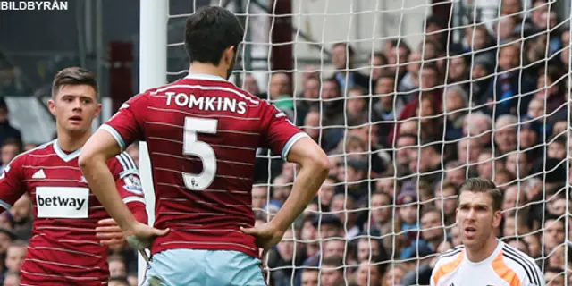 West Ham United FC- Crystal Palace FC 1-3: Bottennapp djupare än Marianergraven