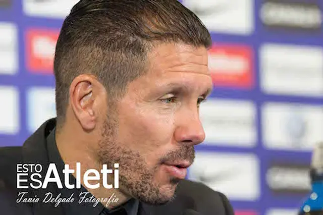 Simeone: "Vi vill gratulera Valencia"