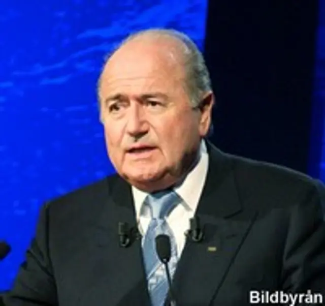 Blatter hotar Spanien