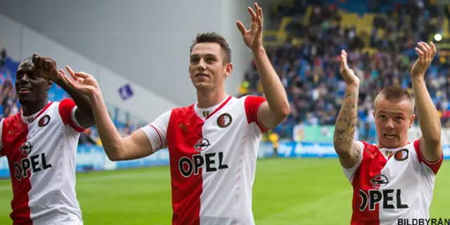 Bönderna lämnar Feyenoord på perrongen