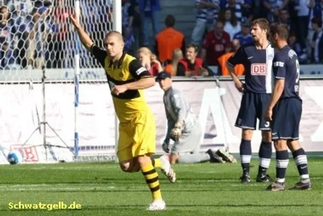 Matchen mot Hertha Berlin p&aring; Viasat