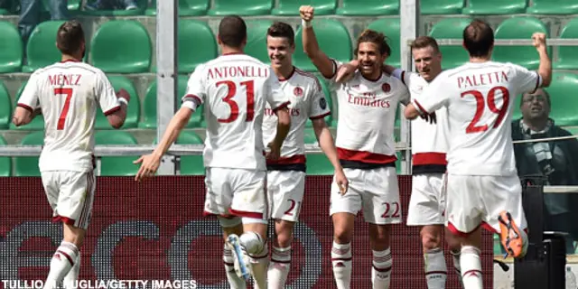 Palermo – Milan 1-2: Vi firar påsk med seger