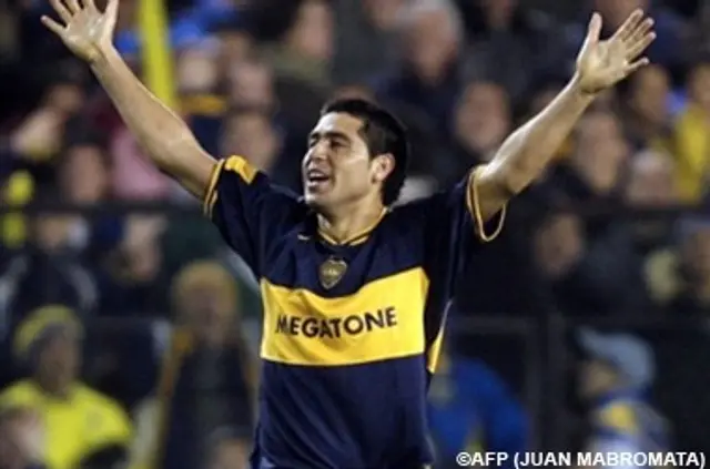 Copa Libertadores: Domarmissar när Riquelme sköt Boca till kvartsfinal