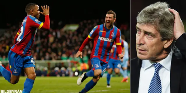 Crystal Palace besegrade Manchester City