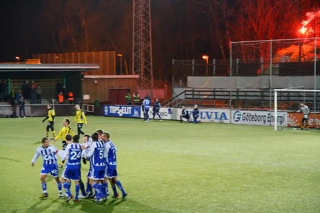 Bl&aring;vitt v&auml;nde och vann mot Elfsborg