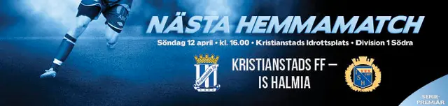 Inför Kristianstads FF – IS Halmia 