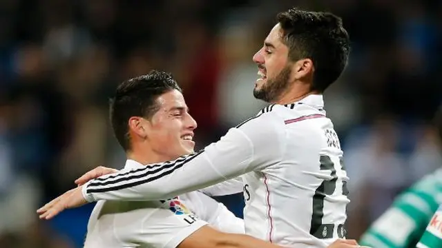 Los Merengues dansar som bäst med James y Isco!