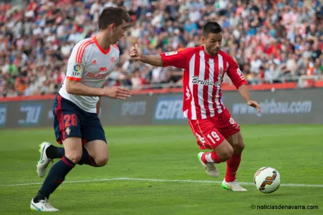 Osasuna hade inte mycket att sätta emot Girona