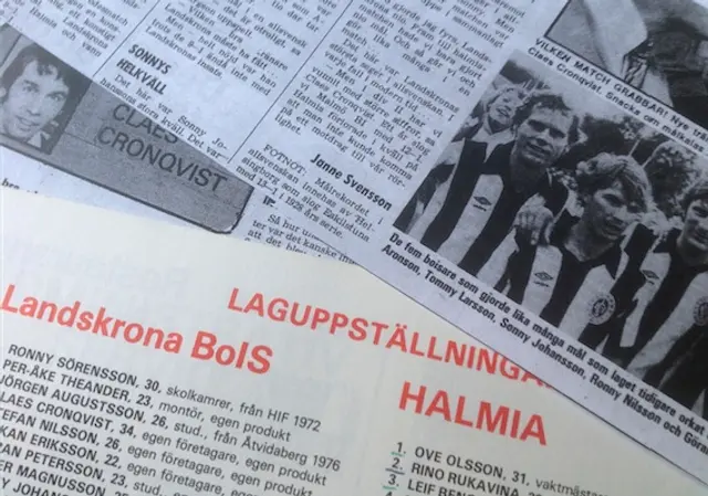 Historik: 9-1-krossen mot Halmia 1979