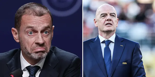 UEFA reagerar på Infantinos VM-planer: ”Går över en gräns”
