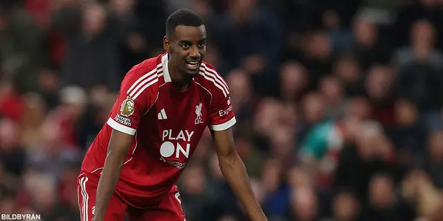 TV: Alexander Isak gör sitt första Premier League mål för Liverpool