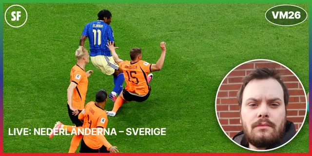 LIVE: Nederländerna – Sverige 