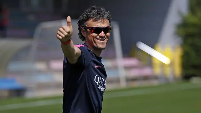 Luis Enrique inför cupfinalen