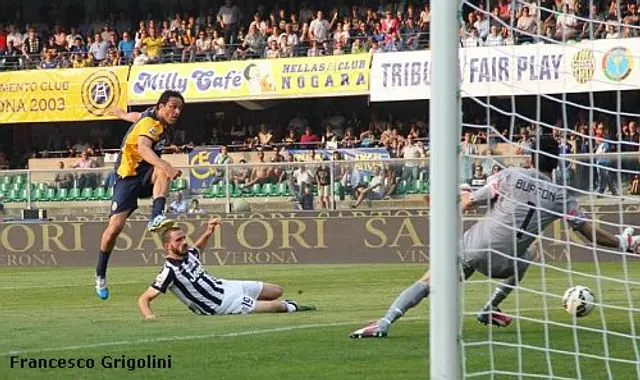 Verona - Juventus 2-2: Oavgjort & Toni vann matchen i matchen