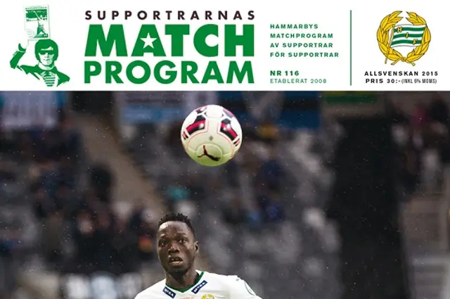 I söndagens matchprogram!