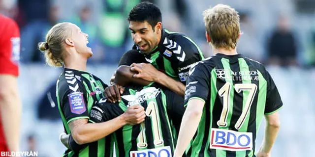 GAIS-Utsiktens BK - Galen första halvlek när grönsvart tog tre poäng