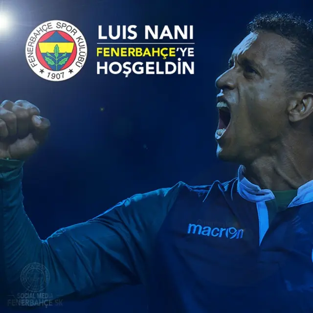 OFFICIELLT: Nani till Fenerbahçe