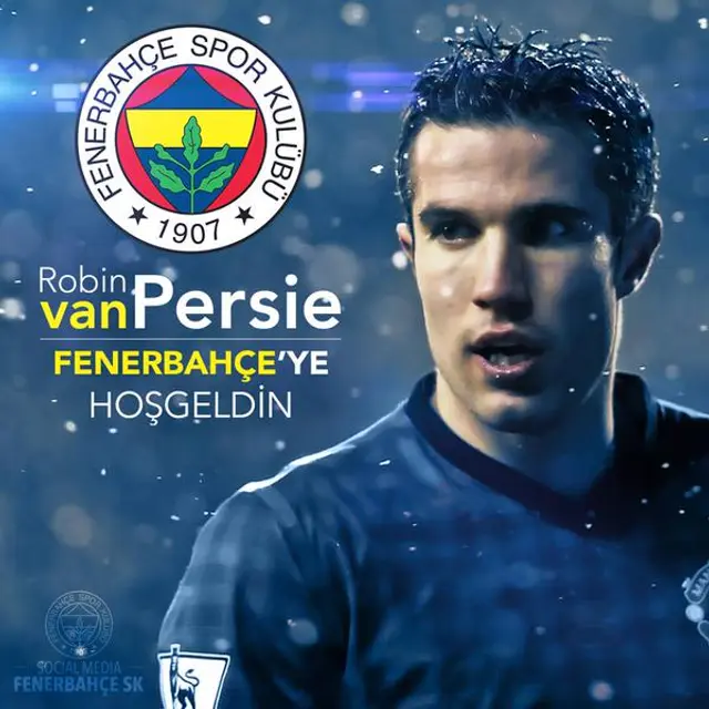 OFFICIELLT: Robin van Persie till Fenerbahçe