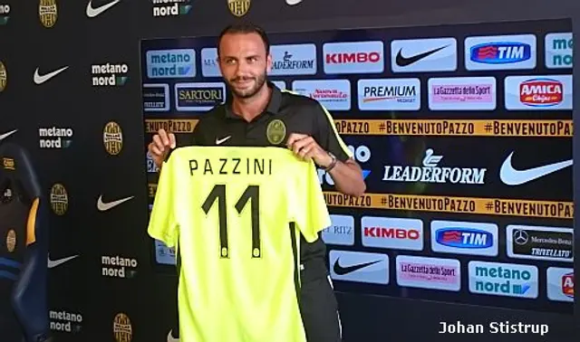 Pazzini redo att bilda anfallspar med vännen Toni