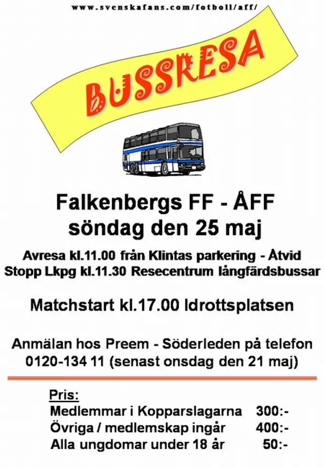 Bussresa till Falkenberg