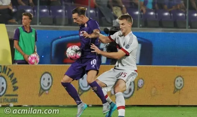 Matchrapport: Fiorentina-Milan 2-0: Tuff premiär för framtidsnamnen