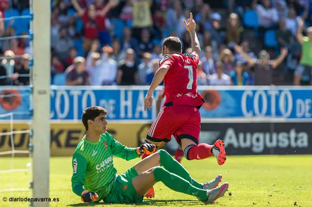 Osasuna, ensam ledare av Segundan