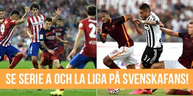 Se La Liga live på SvenskaFans