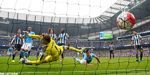 Aguero krossade Newcastle efter galen kvart