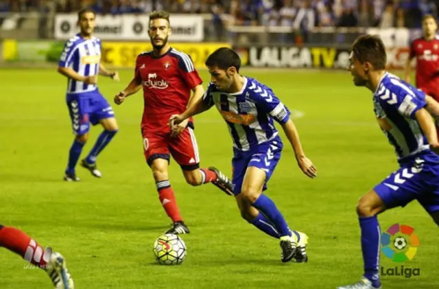 Säsongens andra förlust kom i derbyt mot Alavés.